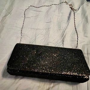 Women Flap Dazzling Evening Bag Hard Case Clutch Handbag Purse